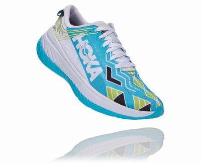 Hoka One One All Gender Ironman Kona Carbon X - Sapatilhas De Estrada Mulher - Azuis/Branco, FP46107